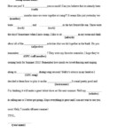 Mad Libs Printable Camp Letters Mad Libs Printable Mad Libs Lib