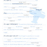 25 Adorable 5x7 PRINTED Baby Boy Shower Mad Libs With Envelopes On