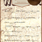 Free Instant Download Baby Shower Mad Libs Template
