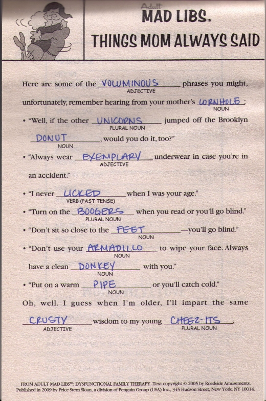 Male Pattern Boldness MPB EXCLUSIVE First ever MAD LIBS Blog Post 