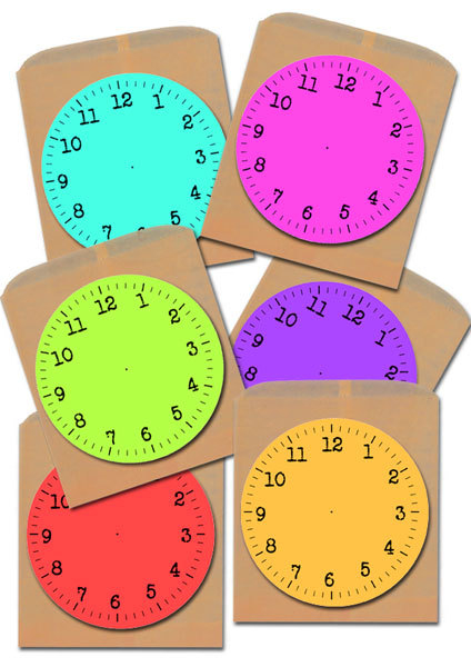Printable New Year Clock Faces My Kid Craft