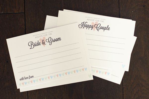 Wedding Advice Guest Madlibs Wedding Advice Couple Advice Wedding 