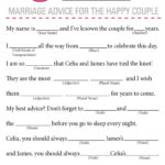 Wedding Mad Libs Wedding Guest Book Etsy