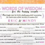 Wedding MAD LIBS Wedding Mad Libs Wedding Guest Activities Wedding