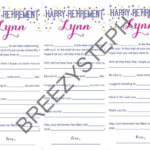 Happy Retirement Mad Libs Is A Fun And Easy Activity For Retirement