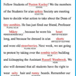 Second Grade Superstars Wacky Wednesday Mad Libs