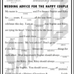 Unique Wedding Guest Book Alternative Wedding Mad Libs Etsy Wedding