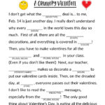 Valentine s Day Mad Libs My Sister s Suitcase Packed With Creativity