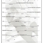 Wedding Advice Wedding Mad Libs Wedding Advice Wedding Printables