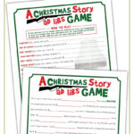 A Christmas Story Party Game Christmas Mad Libs Printable Etsy