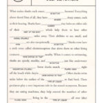 Adverbs Adjectives Mad Libs Shark Week I Survived Summer Ideas