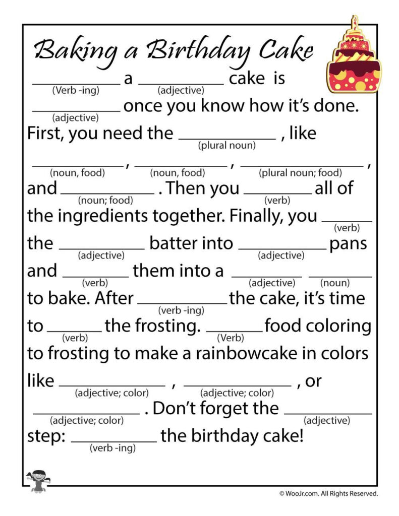 Free Printable Mad Libs For Kids Get Your Hands On Amazing Free 