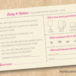 Funny Wedding Mad Libs Reply RSVP Card Digital File DIY By PapelLindo