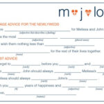 How To Make Your Own Wedding Mad Libs 5 Guides Daily Wedding Tips