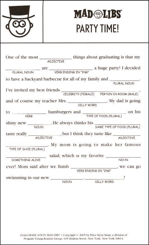 Kids Mad Libs Funny Mad Libs Mad Libs For Adults