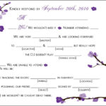 Mad Lib RSVP Card Wedding Mad Libs Fun Rsvp Cards Vintage Wedding