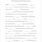 Thanksgiving Mad Libs Printable 17 Best Images About Mad Libs On