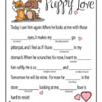 Valentines Mad Lib Puppy Love Mad Libs Valentines School